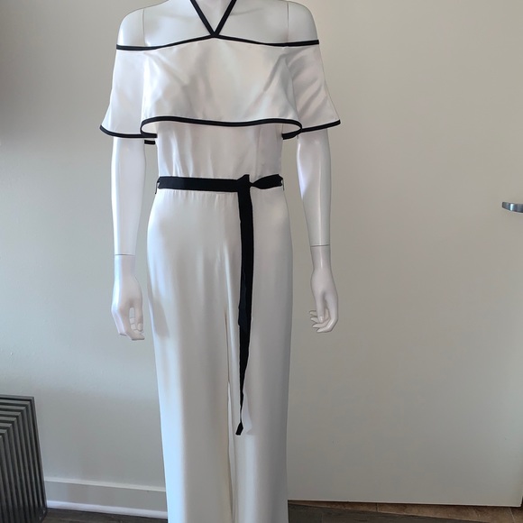 ALEXIS *Spencer* white off shoulder jumpsuit S - Picture 2 of 7